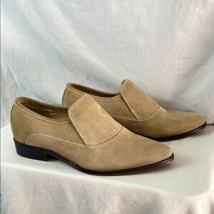 Free People Tan Suede Loafers Slip-Ons Size 37.5